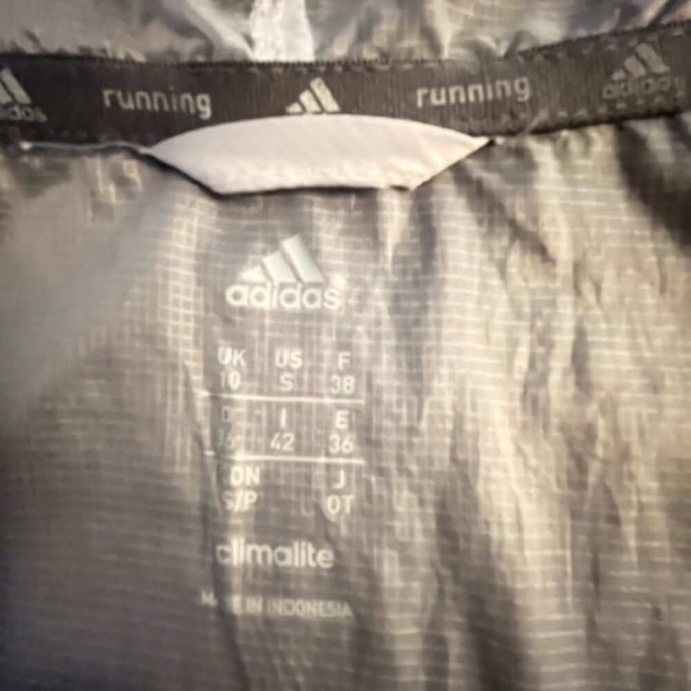 Adidas transparent running/sport hooded jacket - Picture 6 of 6